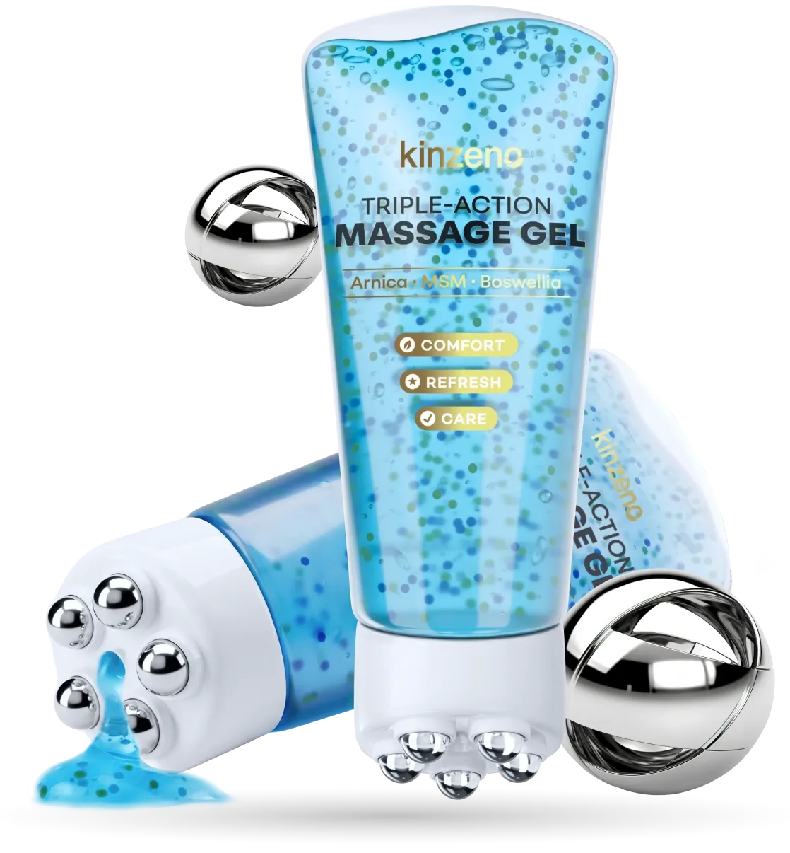 Kinzeno Roller Gel packaging
